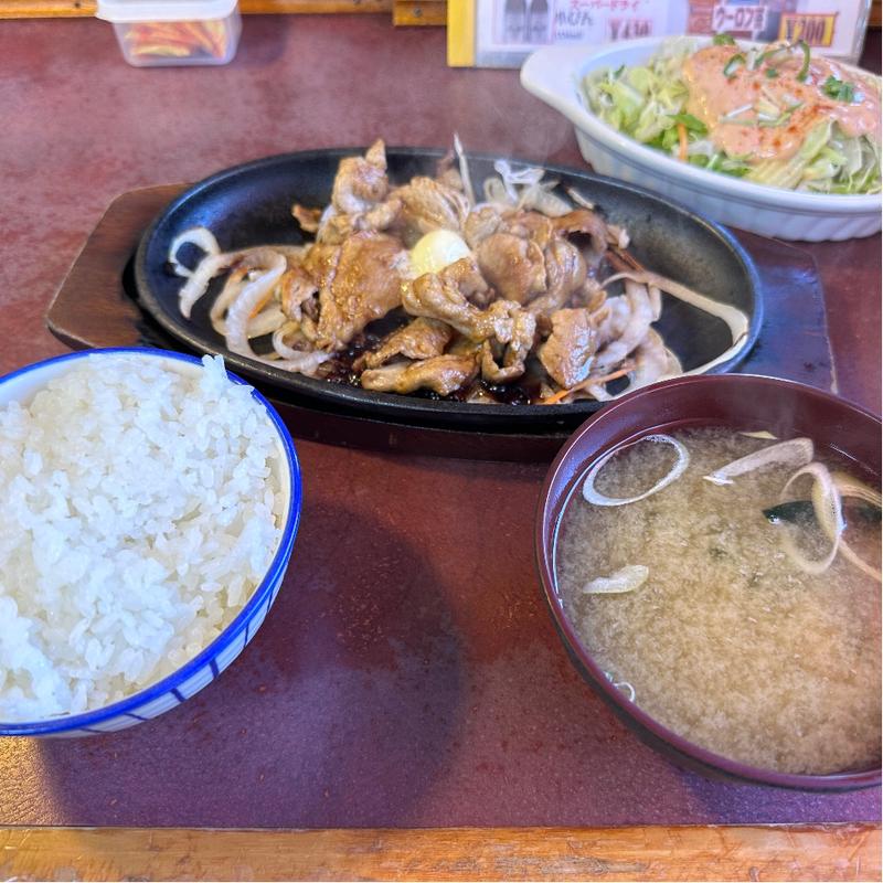 豚肉鉄板焼き(1・2さんきち)