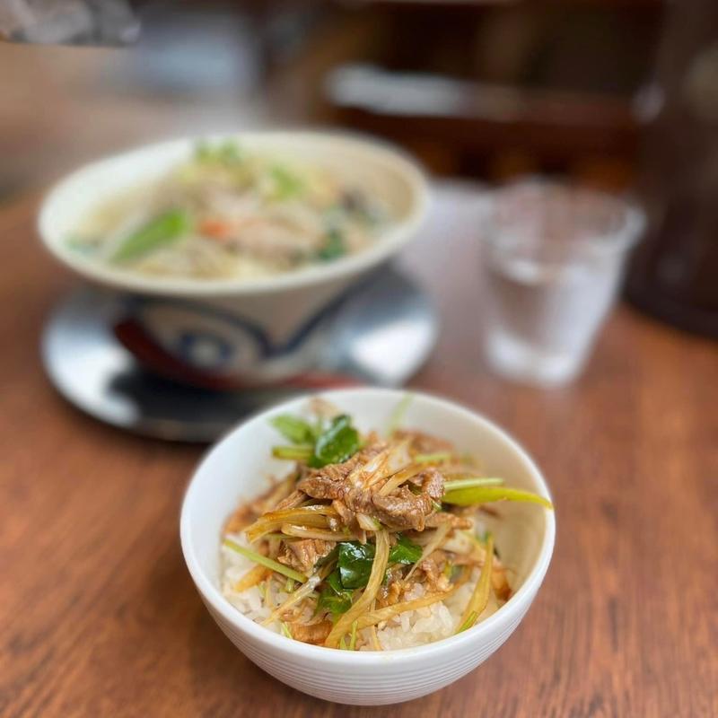 ミニチャーシュー丼(麺食房 わたなべ 新潟萩川店)