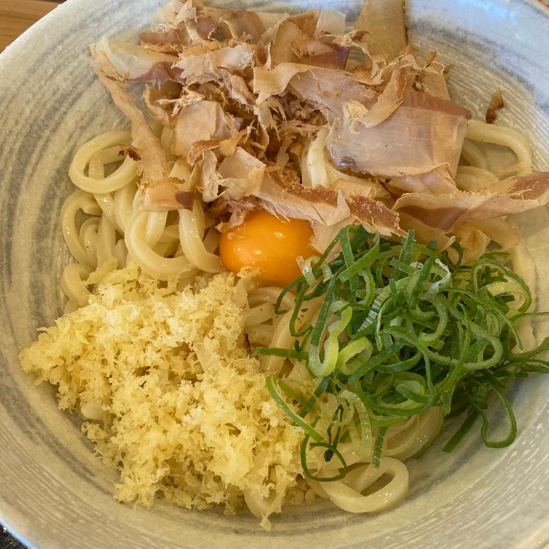 釜玉うどん(地子田製麺所 （地子田製麺授産所　梵天屋）)