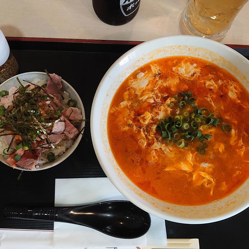 川崎タンタンメンセット(レックスイン 川崎 )