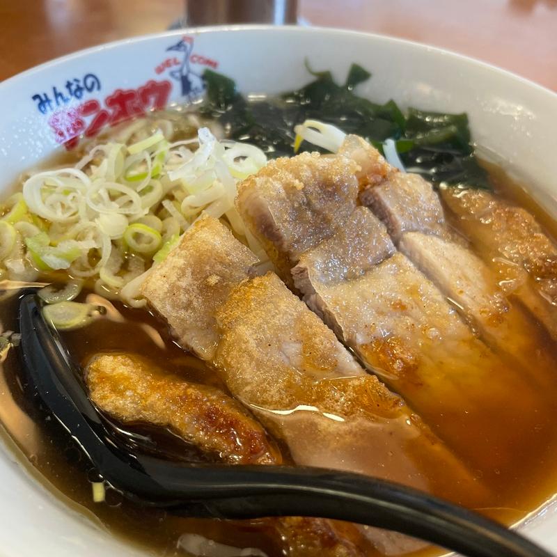 肉揚げラーメン(テンホウ 伊那北店 )