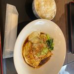 ザージャン麺(温泉卵)(ザージャン麺 山椒屋)