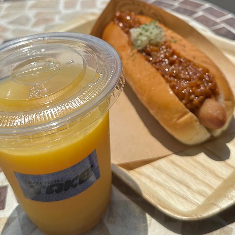 ミートドックとオレンジジュース(本城５５４−１)