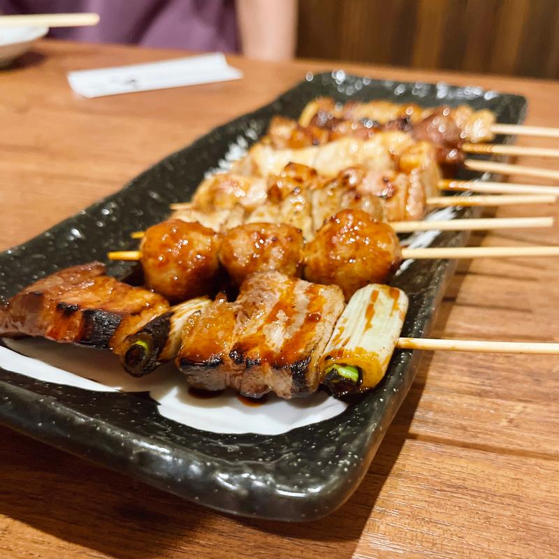 焼き鳥盛り合わせ8本(居酒屋ビック 小江戸店)