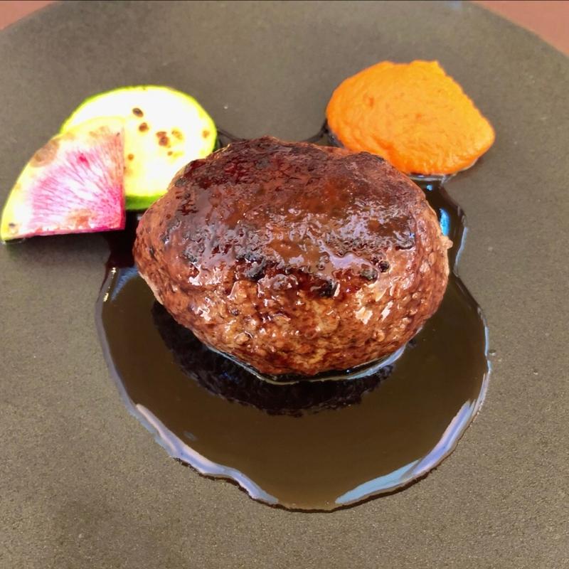 フォアグラ入りハンバーグステーキ(ahill ginza)