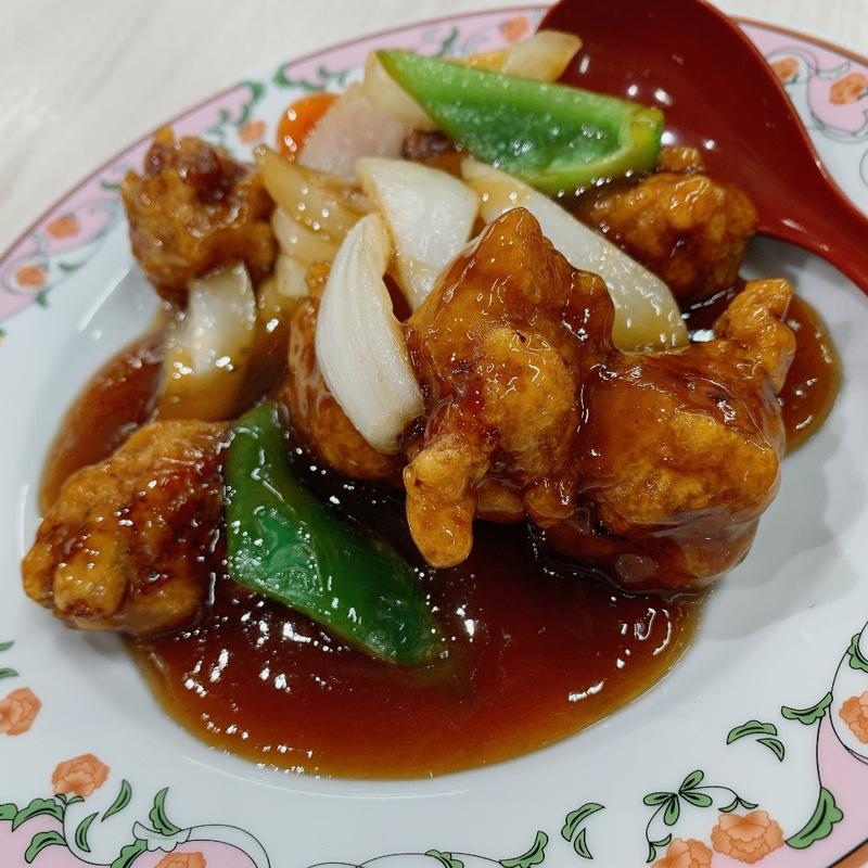 酢豚(餃子の王将 二又瀬店)