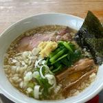 和ダシ煮込み背脂昆布水つけ麺のラーメンバージョン塩(栃木中華そば 神志)