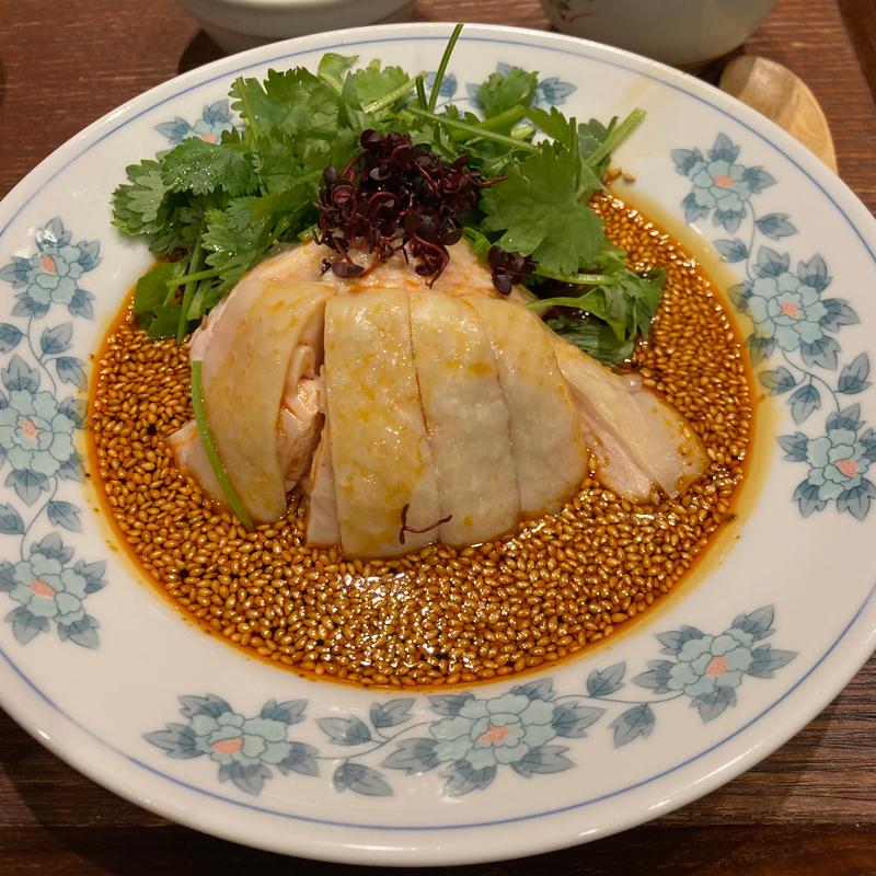 森本名物よだれ鶏ランチ(中華旬彩森本)