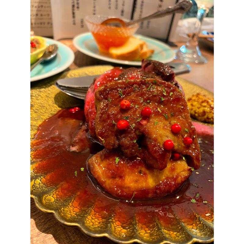 フォアグラとローストビーフ(大衆酒場 フレンチマン 第3ビル店)