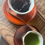 水羊羹と抹茶(竹やぶ 柏本店)
