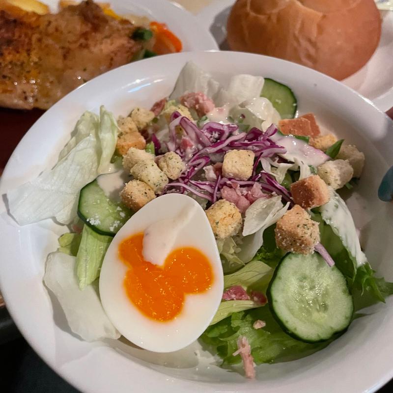 シーザードレッシングサラダ(東京ディズニーシー ホライズンベイ・レストラン)