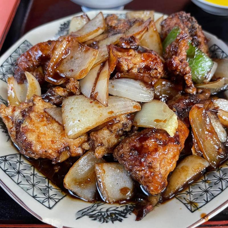 とりみそ定食(小笹飯店)