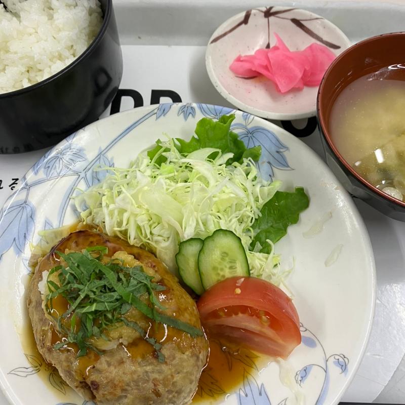 すずらん定食（根菜ハンバーグ）(札幌市役所地下食堂)