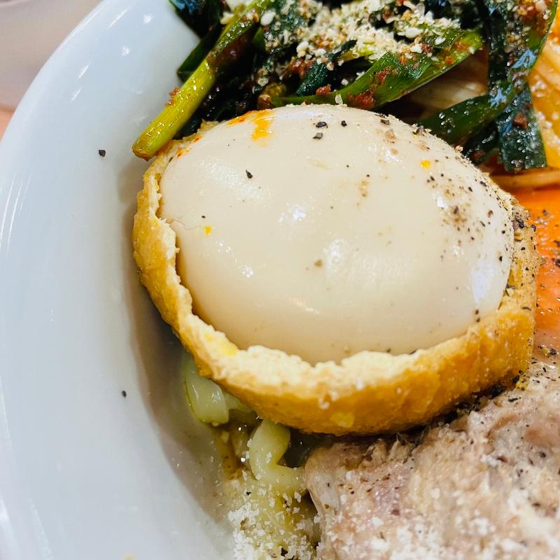 名物玉袋(釜玉中華そば ナポレオン軒 佐野店)