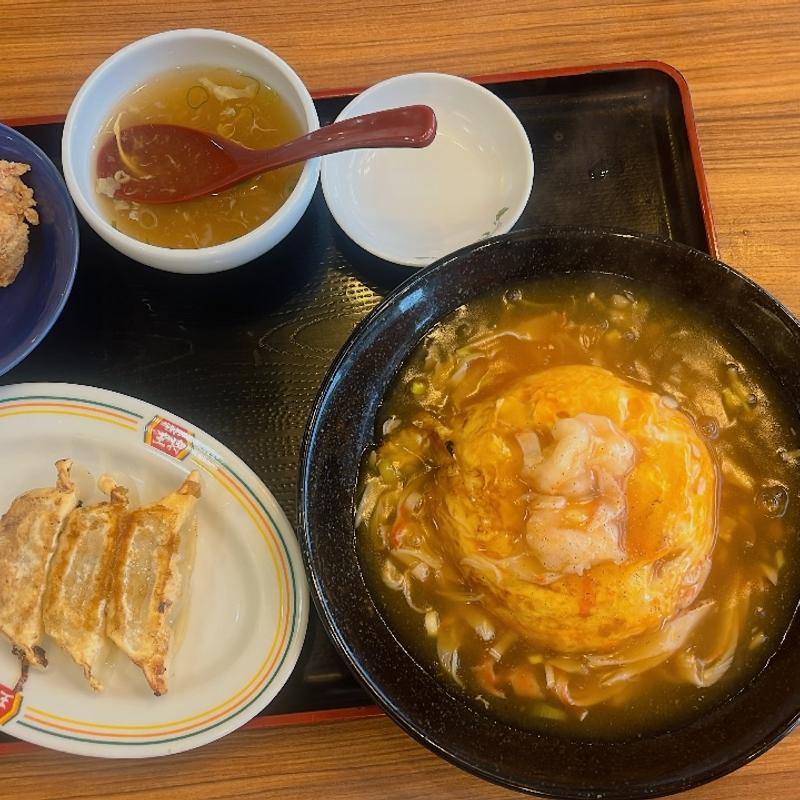 極王天津飯セット(餃子の王将 篠店 )