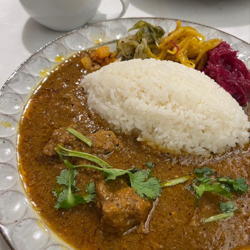 ランチのカレー(Restaurant & Cafe BON COCOTTE)
