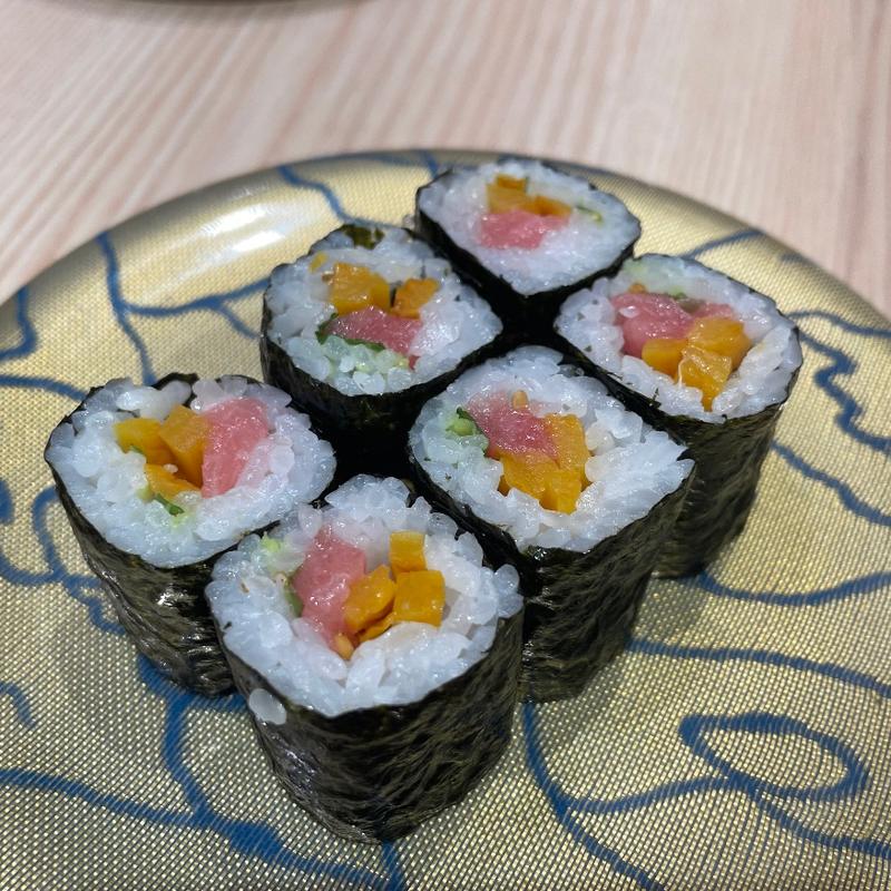 極上トロたく細巻き(なごやか亭 北野店)