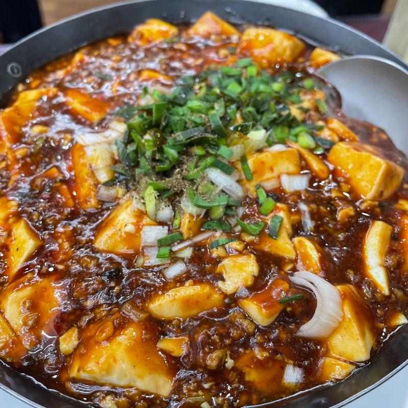 四川風麻婆豆腐(中華料理 満洲園)