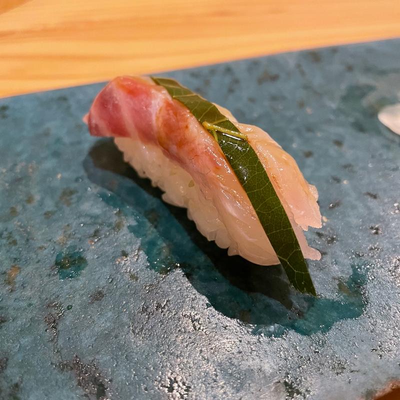 鯛 昆布締め桜(くら竹)