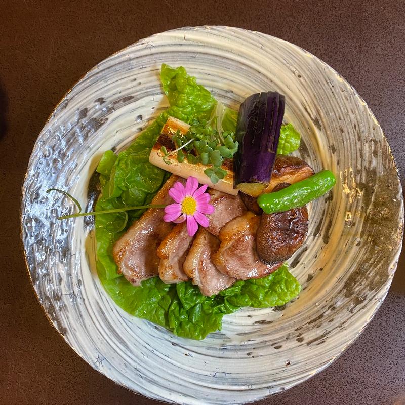 鴨焼き(そば会席 立会川 吉田家)