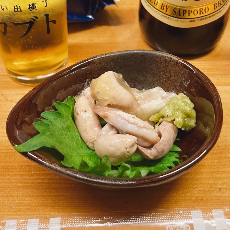 肝わさ(鰻 カブト)