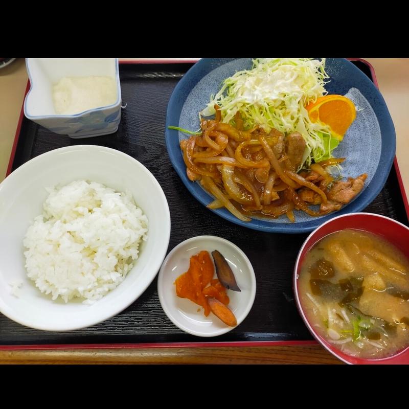 生姜焼き定食(美松食堂)