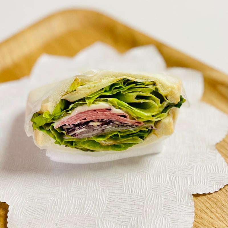 ドライソーセージとチーズ(サンドイッチのお店Merci吉祥寺店)