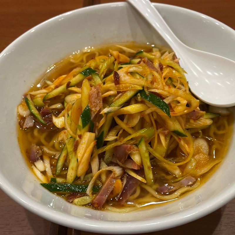 ねぎチャーシュー麺(華心苑 新宿センタービル店)