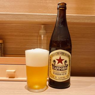 瓶ビール(サッポロラガー)(支那蕎麦 澤田)