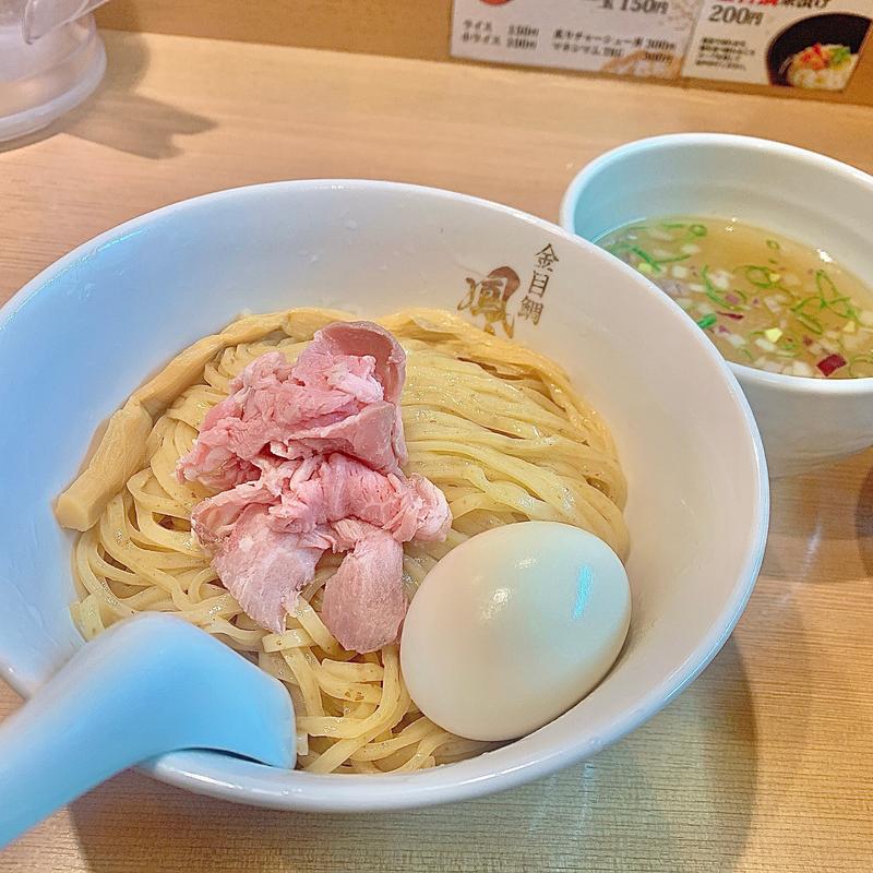 味玉つけ麺(金目鯛らぁ麺　鳳仙花)
