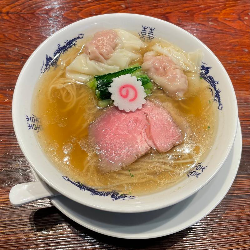 山椒そば（肉ワンタン2個）(中華蕎麦 にし乃)