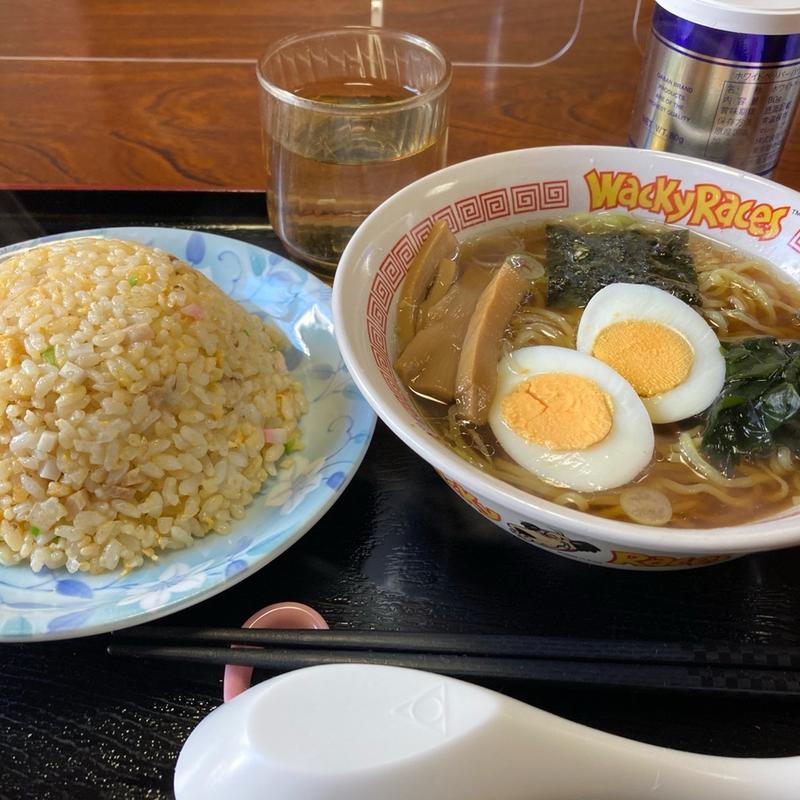 ハーフチャーハン&支那そば(割烹 荒㐂家)