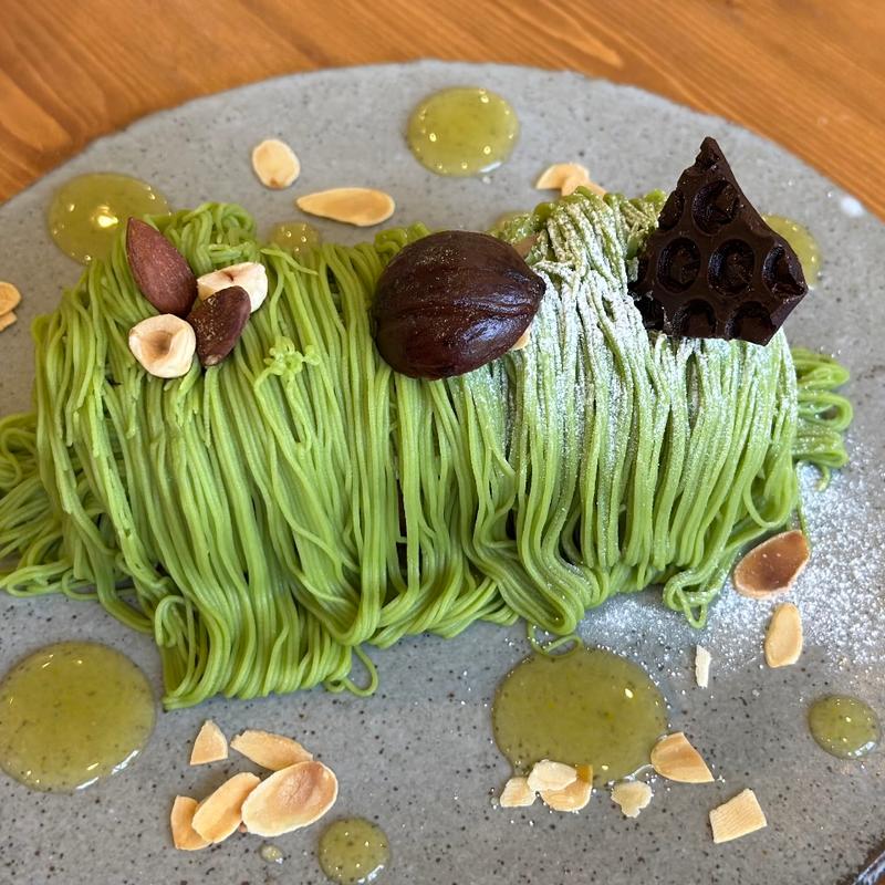 栗✖️ピスタチオ✖️シークワーサーモンブラン(大宜味シークヮーサーパーク （オオギミシークヮーサーパーク）)