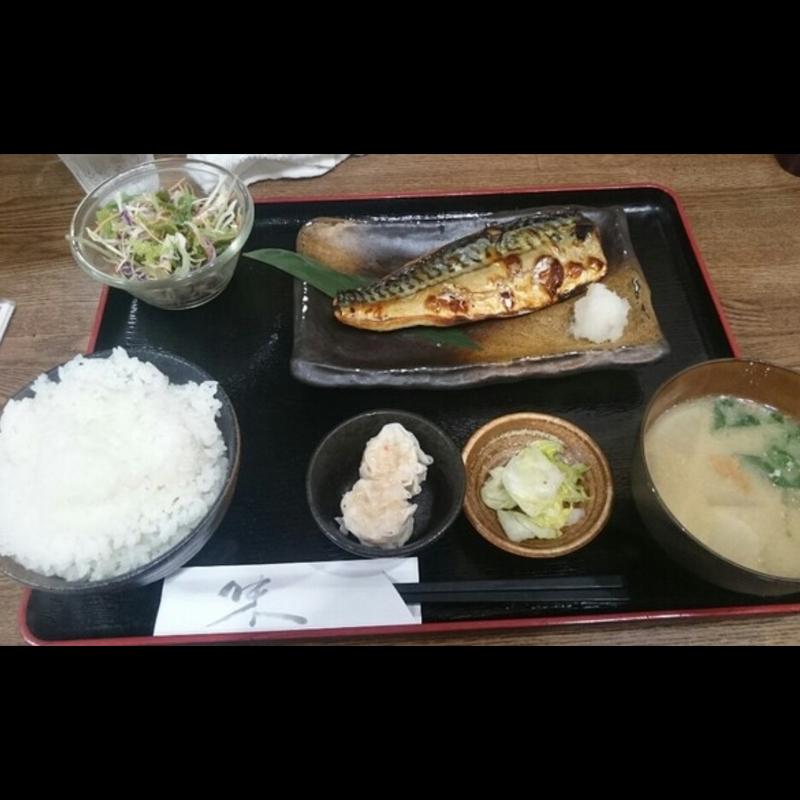 本日の焼き魚定食(和洋食堂だいす家)