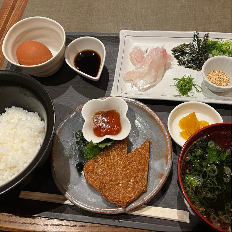 鯛めし（じゃこ店付）(ふ多ば)