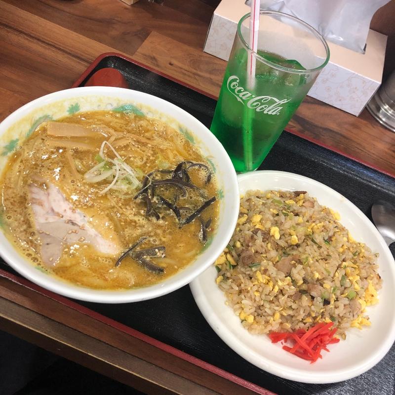 ミニみそカレーラーメンAセット(蘭たん亭 )