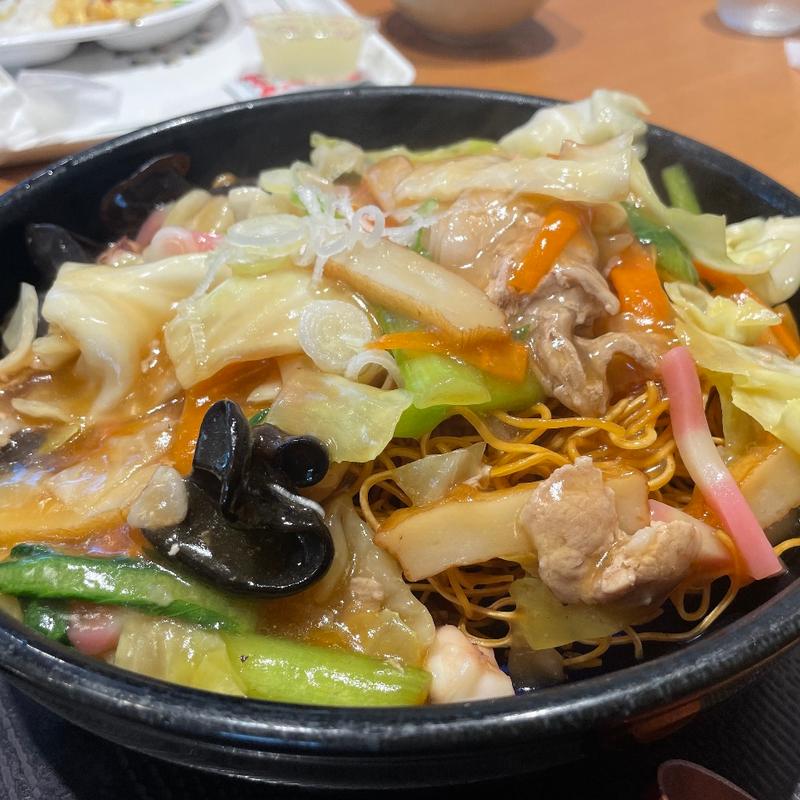 あんかけかた焼きそば(味の民芸 世田谷砧店 )