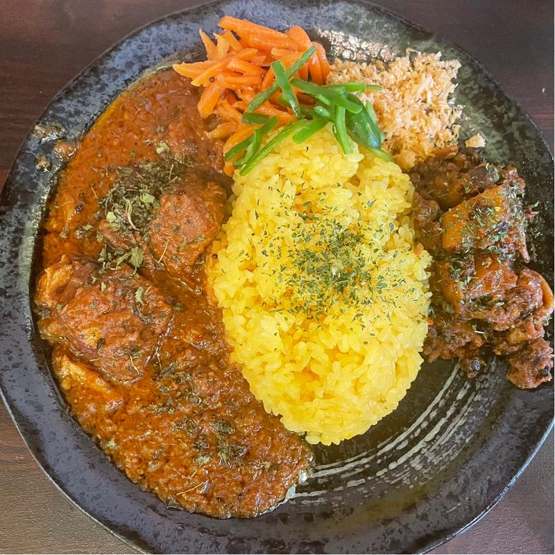 二種盛りカレー(弐番亭カレー にばんてい)