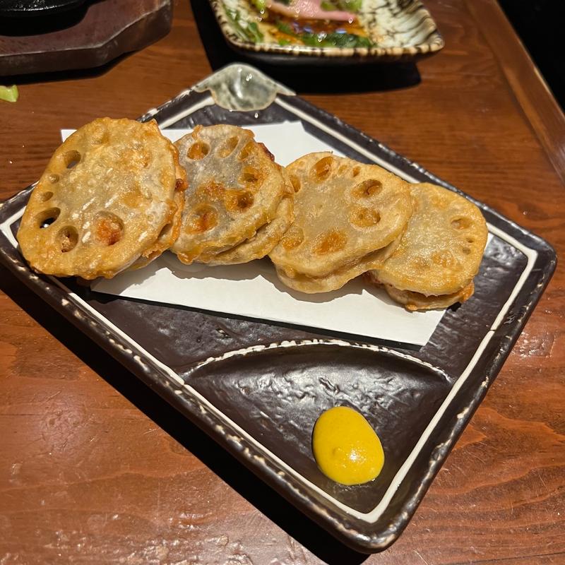 蓮根のはさみ揚げ(筑前屋 人形町総本店 )
