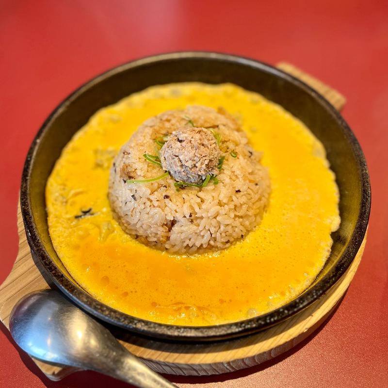 鉄板玉子チャーハン（小）(丸源ラーメン 札幌菊水元町店)