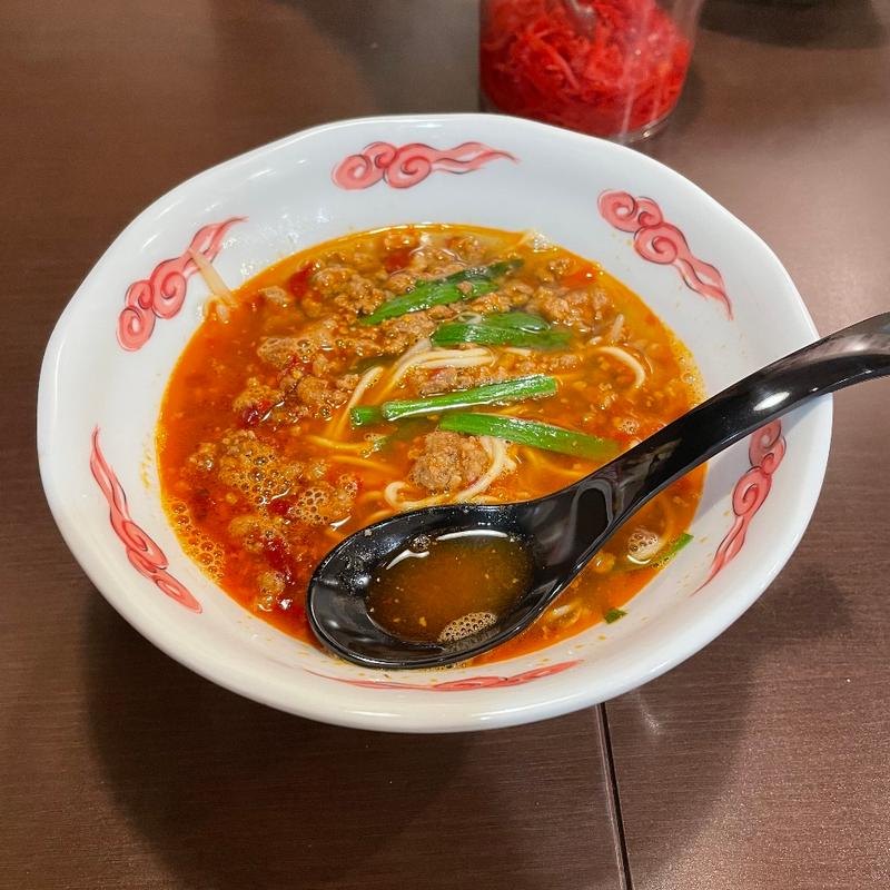 台湾ラーメン+ミニ炒飯セット(博多ひとくち餃子 天神一番亭)
