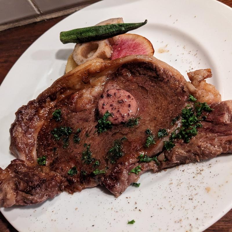 黒毛和牛 ロースステーキ（200g）(ビストロ　アリゴ )