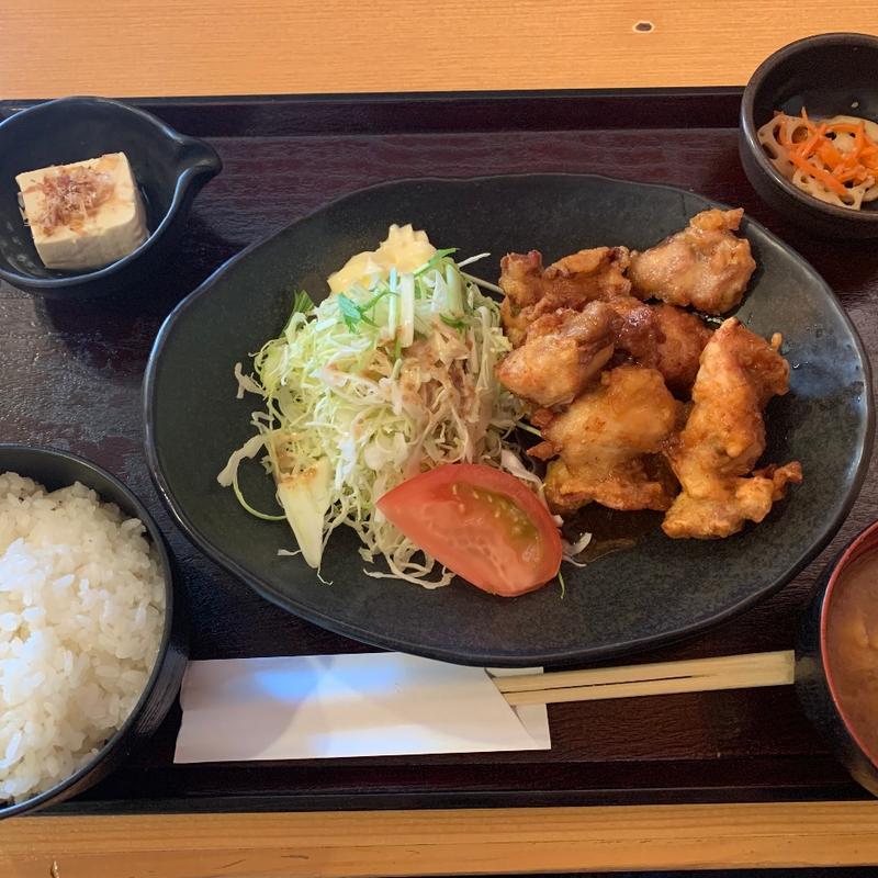 若鶏の唐揚げ定食(ごだいご 新宿NSビル店)