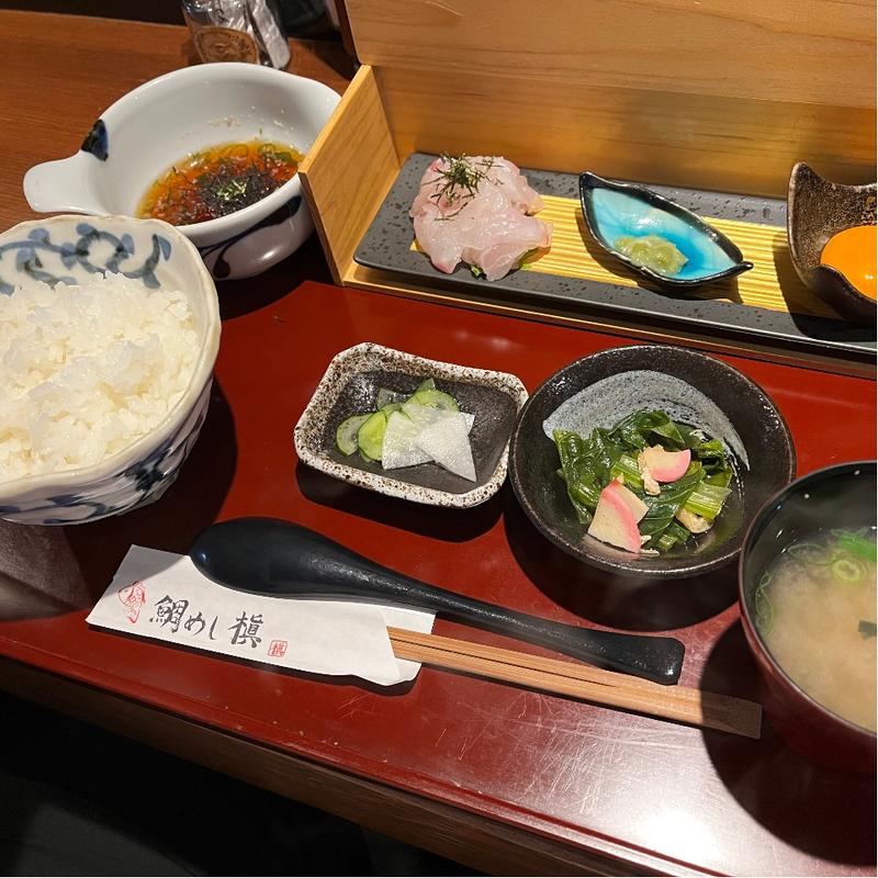 鯛めし御膳(鯛めし槇 松山店)