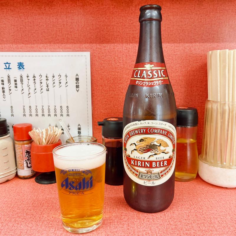 瓶ビール(中瓶)(中華料理 あおた)