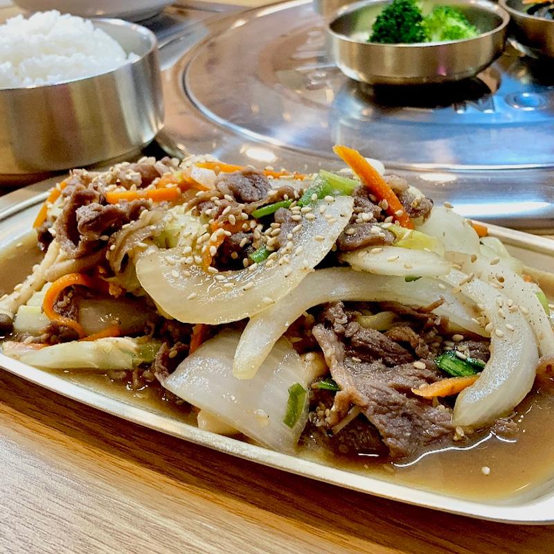 プルコギ定食(金のスプーン)