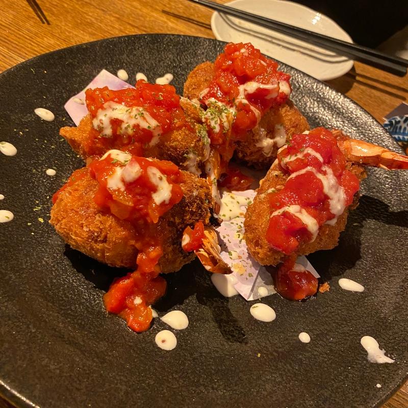 海老クリームコロッケ（２ケ）(炭焼長者 馬場六区)