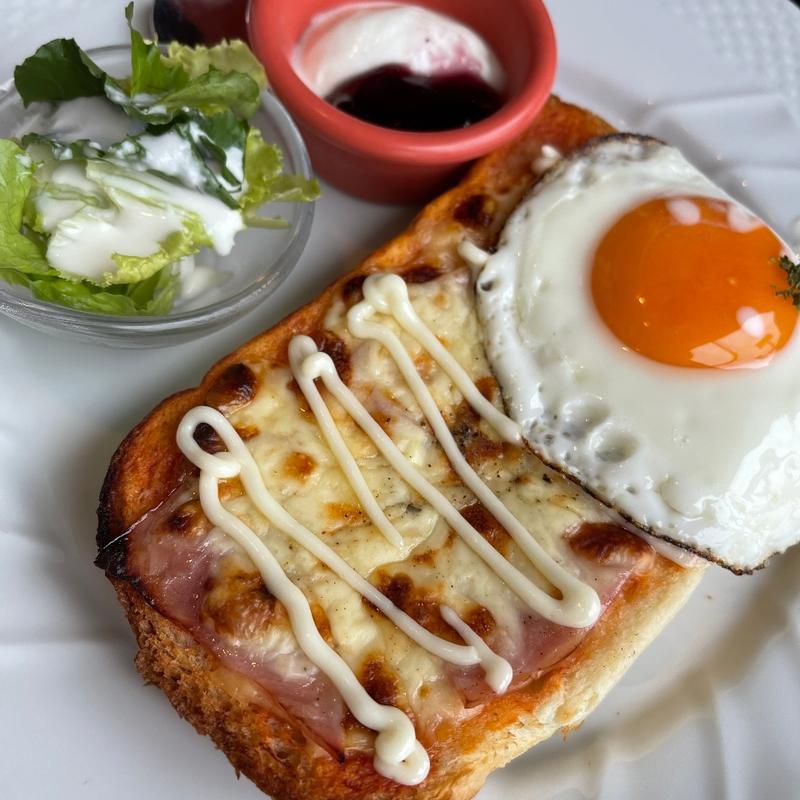 ハムエッグトーストモーニング(星乃珈琲店 三木店)