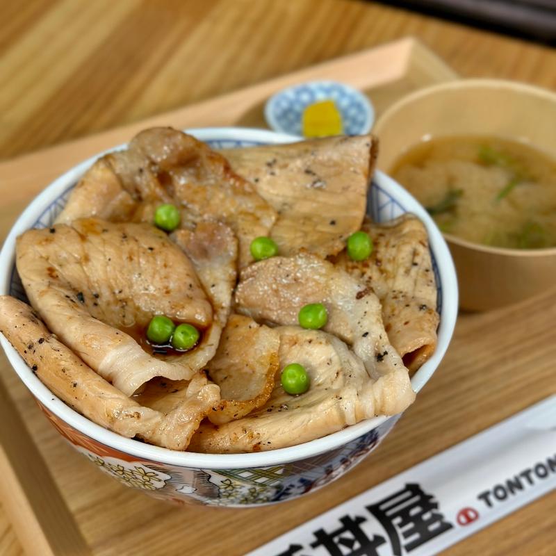 豚ロース丼(元祖豚丼屋 TONTON 住吉店)