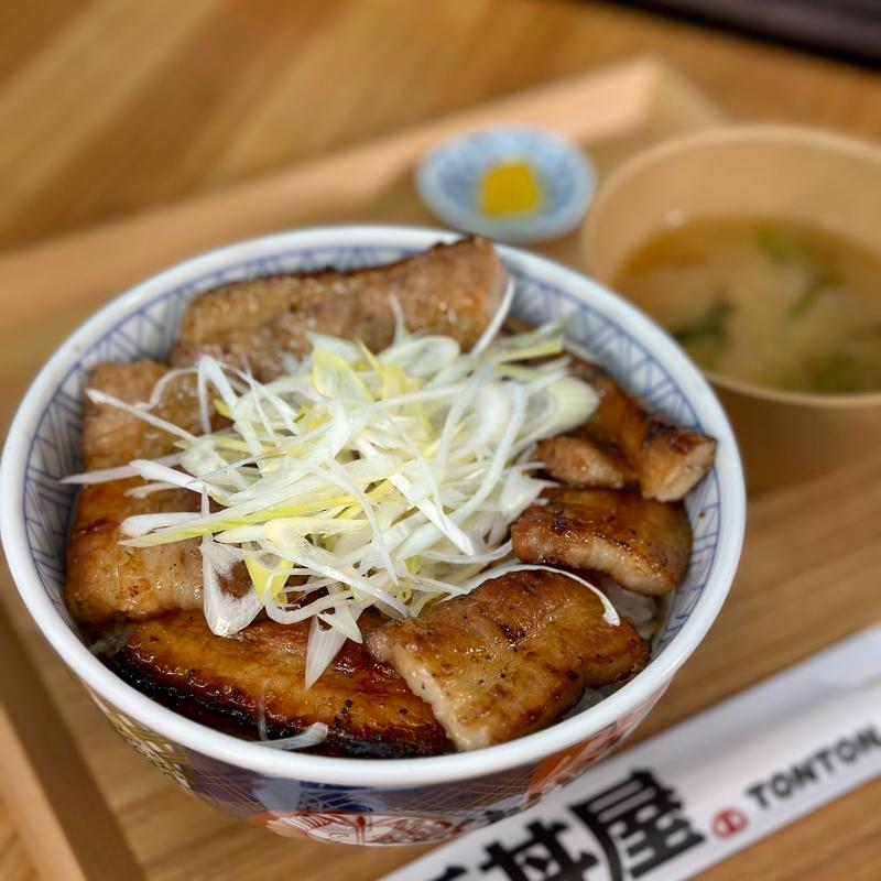 豚バラ丼(元祖豚丼屋 TONTON 住吉店)
